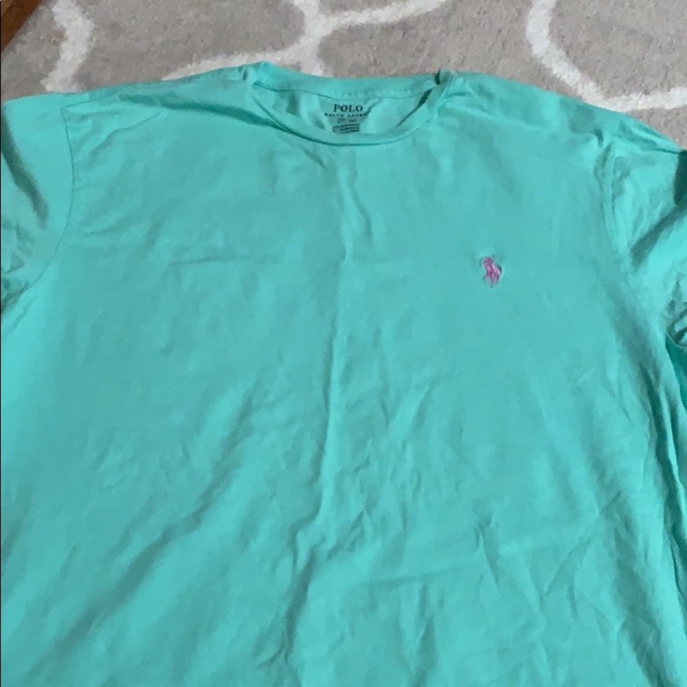 Mint green Ralph Lauren polo t shirt